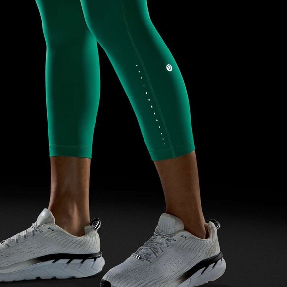 Lululemon Women's Swift Speed High-Rise Crop 23" *Brushed Luxtreme - Green - Picture 3 of 11